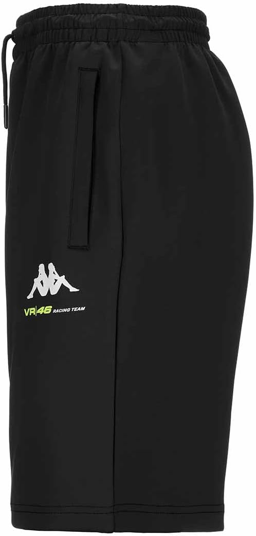 Kappa Unisex Hose Adozippo Vr46 3XL Schwarz, 3XL Schwarz