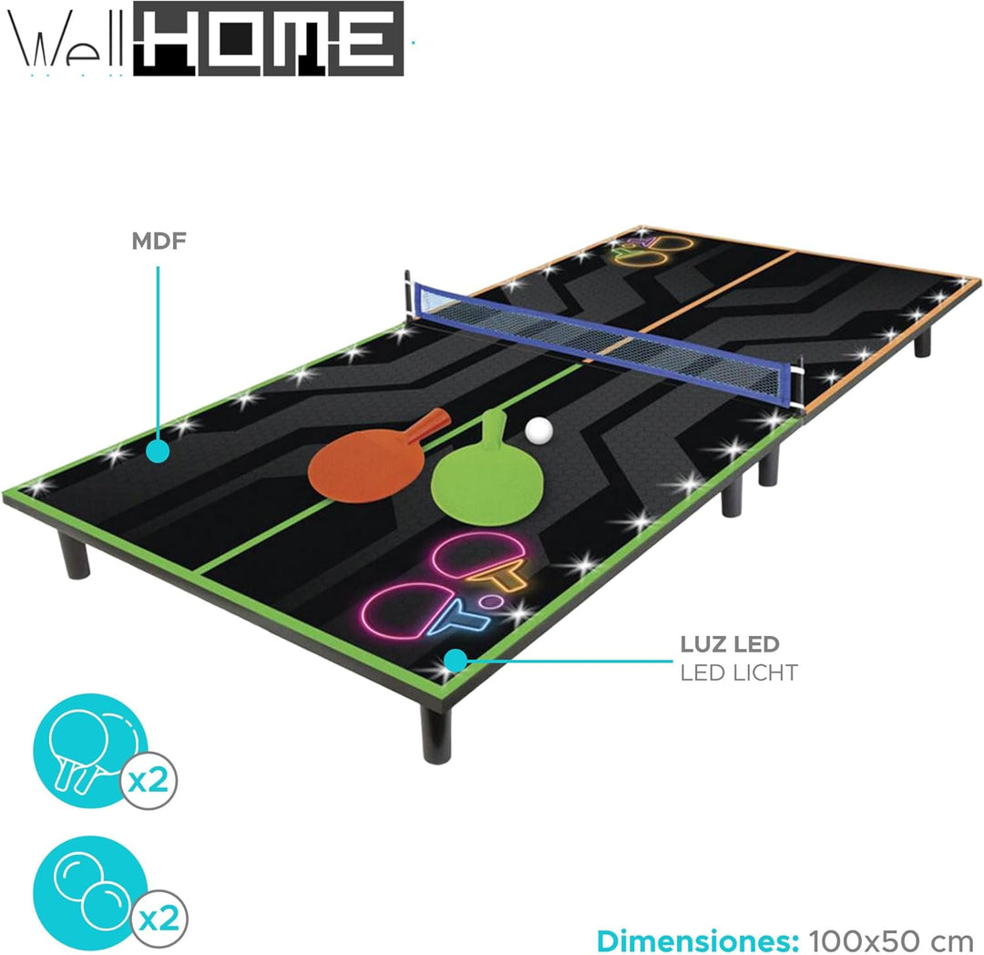 Well Home Tischtennis-Set aus MDF