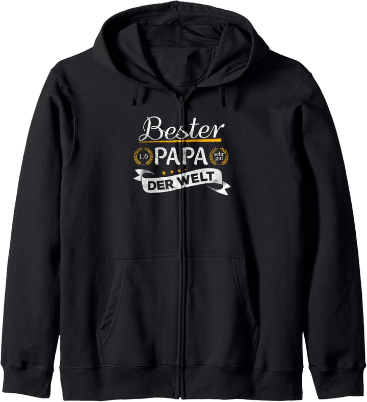 Bester Papa Der Welt Kapuzenjacke