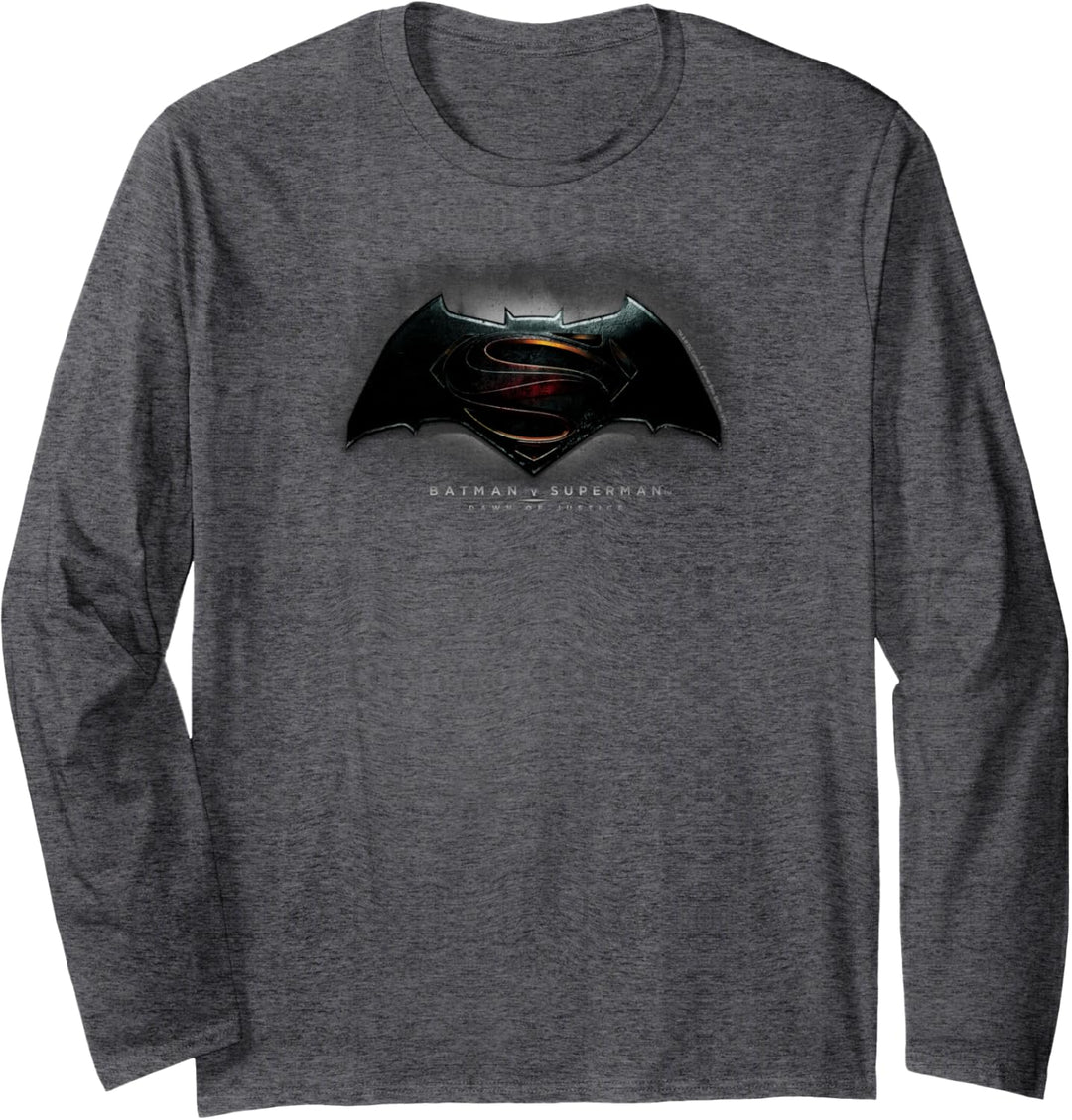 Batman v Superman Basic Logo Langarmshirt
