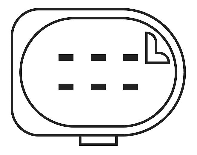 Bosch 0258017131 - Lambdasonde mit fahrzeugspezifischem Stecker