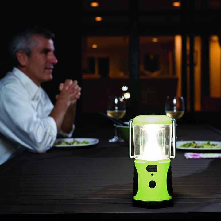 Mr Beams ultra helle LED Laterne mit USB Ladegerät, grün MB470, Grün