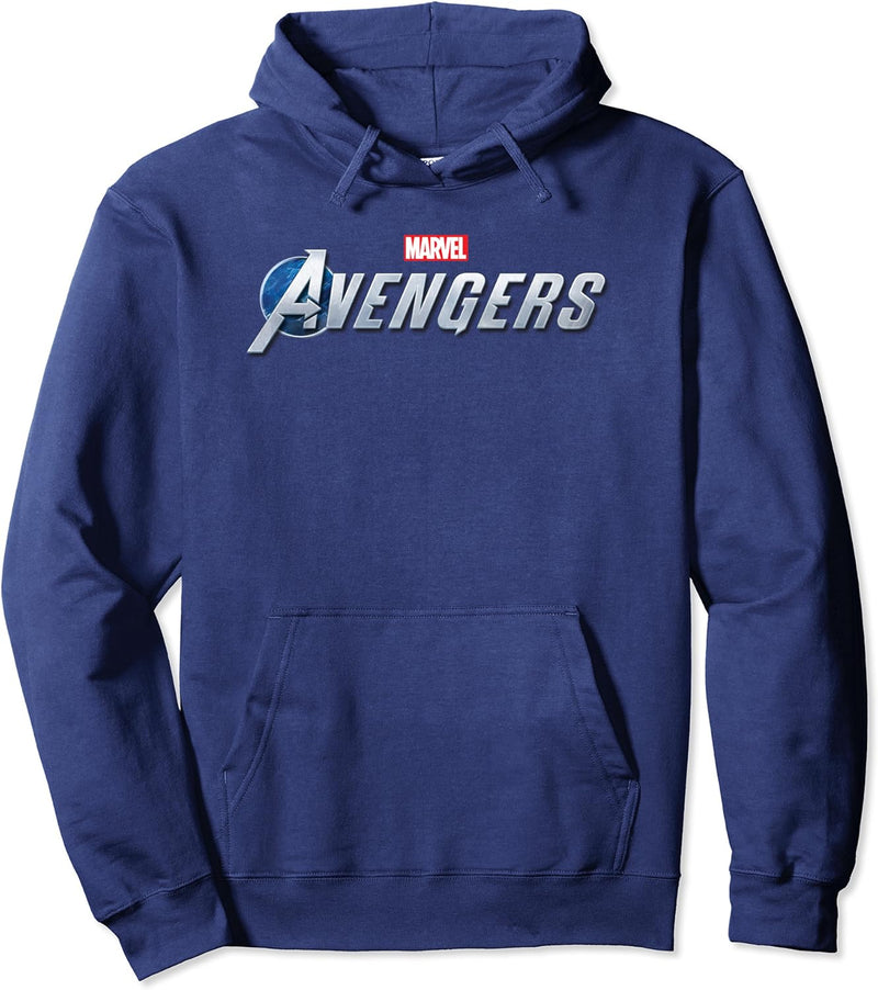 Marvel The Avengers Silver Logo Pullover Hoodie