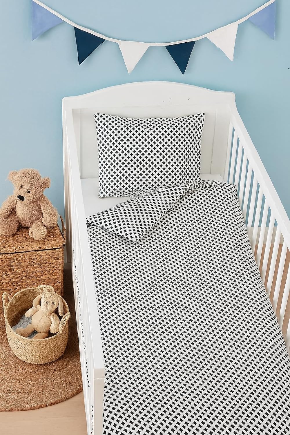Babylux Bettwäsche Bezug 2 TLG. 100 x 135 cm / 90 x 120 cm Kinderbettwäsche Bettwäsche Kind Bettset
