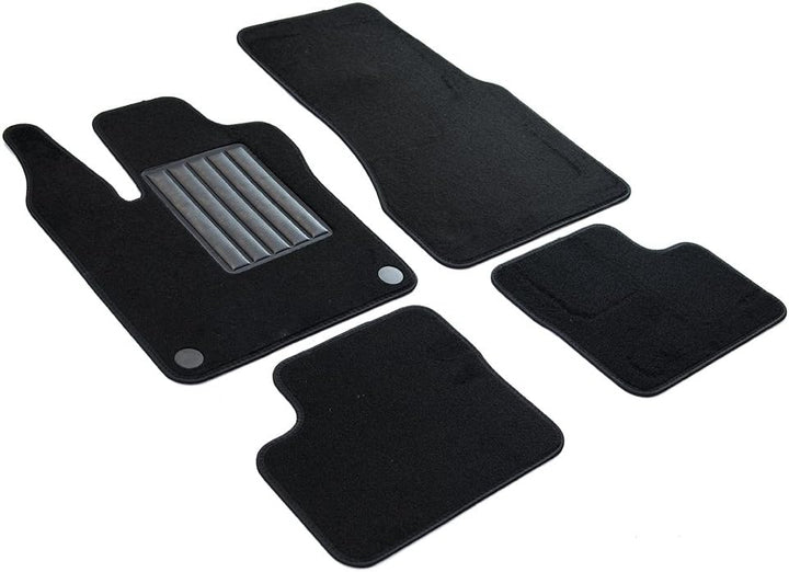 MDM SP-4932 Fussmatten Velours Autoteppich passend für Renault Twingo III / Smart Forfour (auch Elec