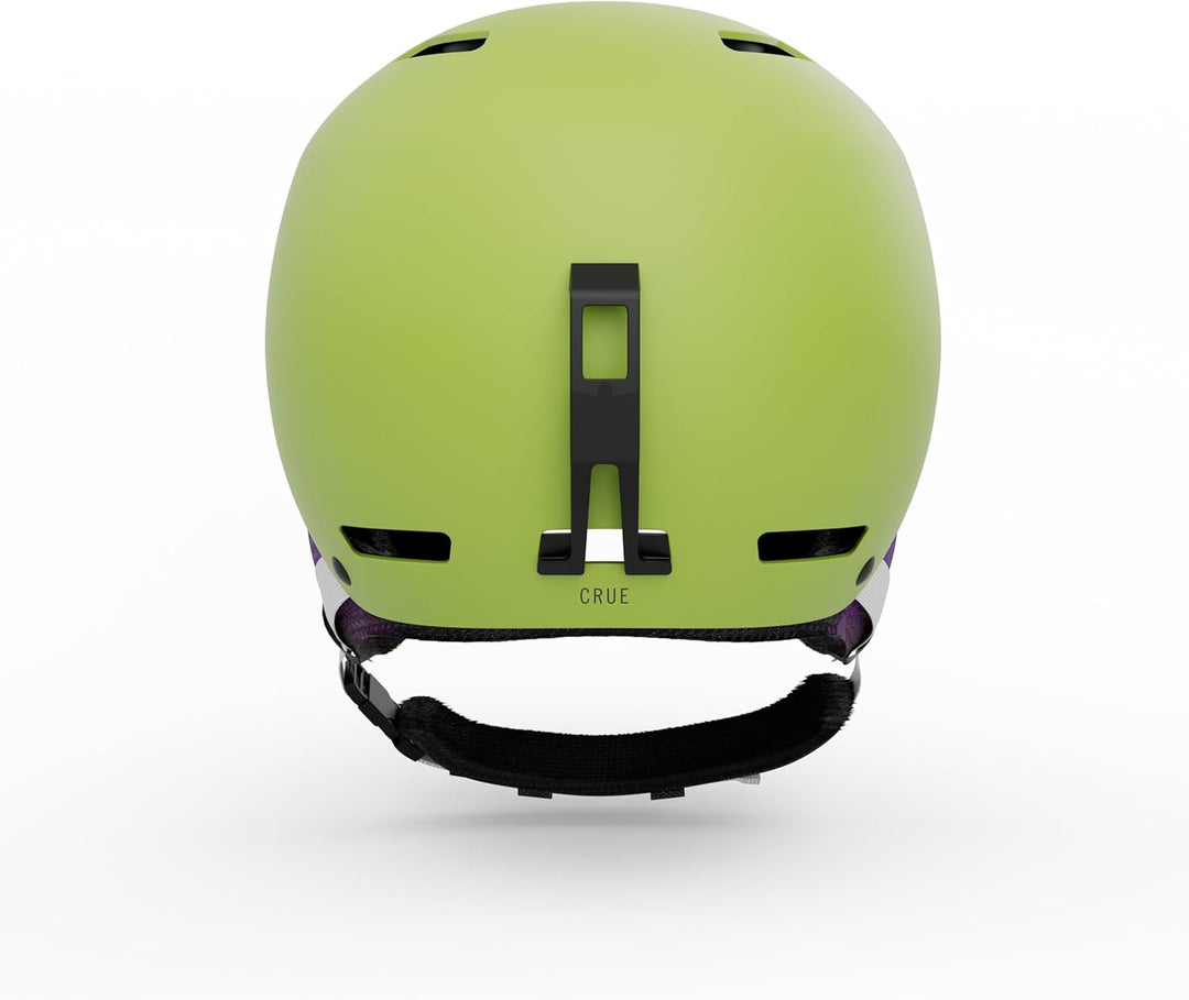Giro Crue Skihelm für Kinder, Snowboardhelm für Jugendliche, Kleinkinder Jungen und Mädchen Grün, ma