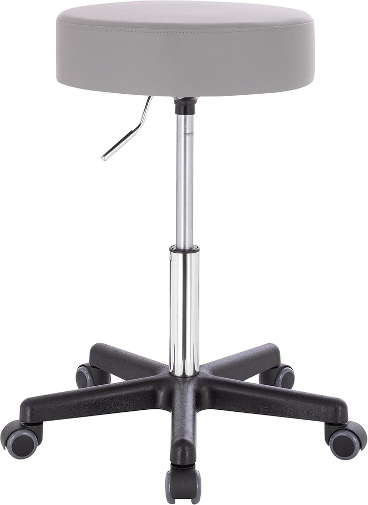 1stuff® XL Profi Rollhocker höhenverstellbar - 40 cm Sitzbreite - Sitzhöhe bis über 70cm - Arzthocke