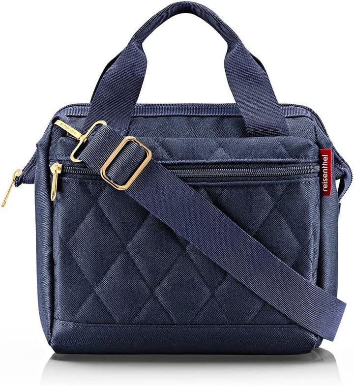 reisenthel Unisex Allrounder Cross Einkaufskorb 22 x 24 x 13 Rhombus Midnight Gold, 22 x 24 x 13 Rho
