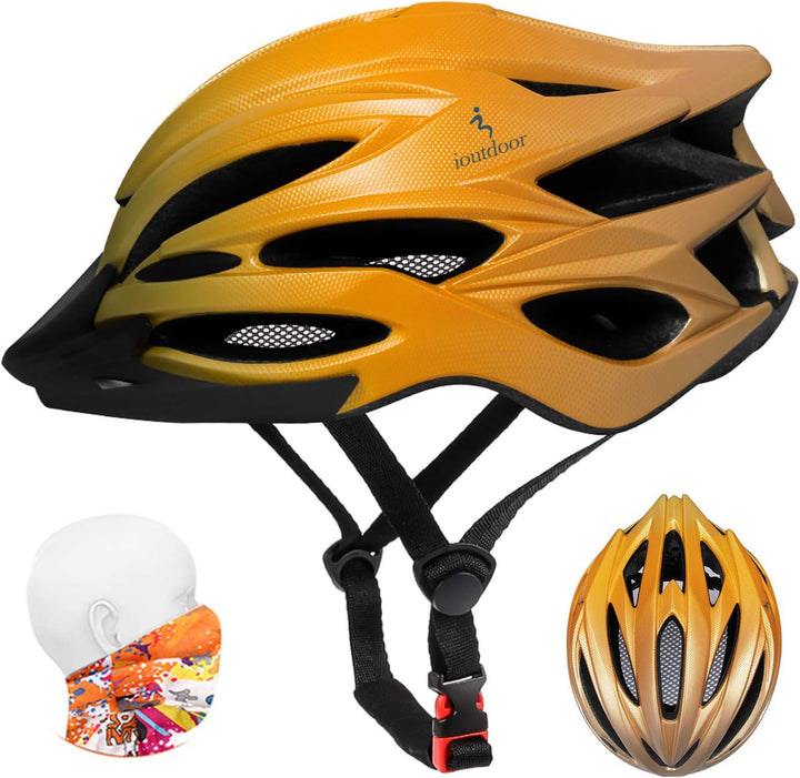 ioutdoor Premium Fahrradhelm, CE CPSC Zertifikat, Radhelm mit Abnehmbarer Sonnenblende und Insektenn