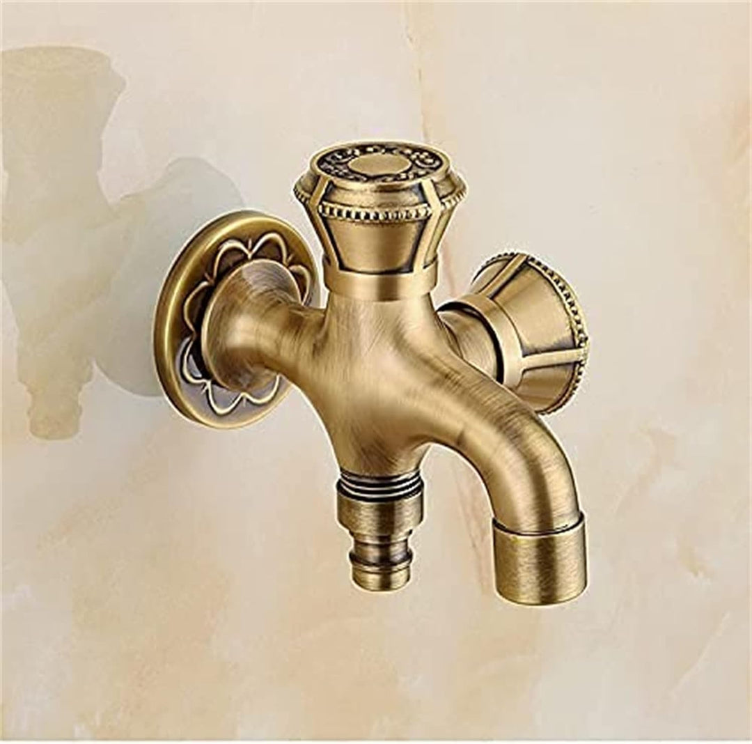 Vintage Wasserhahn Einzelner Kalter Wasserhahn Antik Drache Legierung Wasserhahn 1/2 Waschtischarmat
