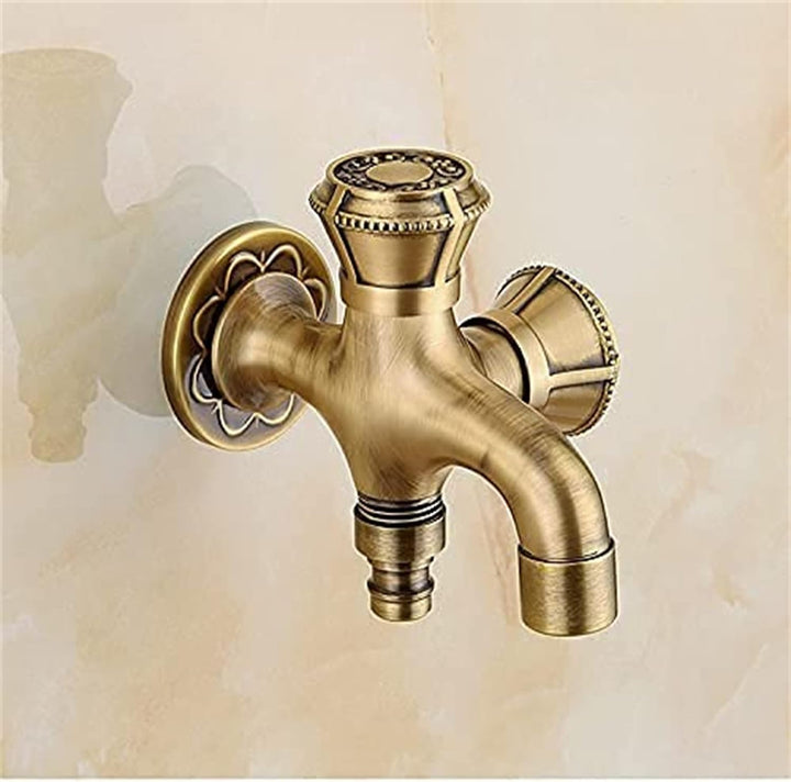 Vintage Wasserhahn Einzelner Kalter Wasserhahn Antik Drache Legierung Wasserhahn 1/2 Waschtischarmat