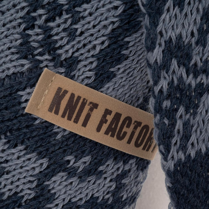 KNIT FACTORY - Lea Dreiecksschal Jeans/Indigo, Jeans/Indigo