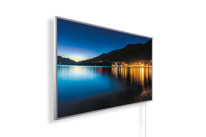 Infrarotheizung – Bildmotive – TÜV SÜD - 600 Watt + Thermostat - Weisser Rahmen (17. Ausblick bei Na