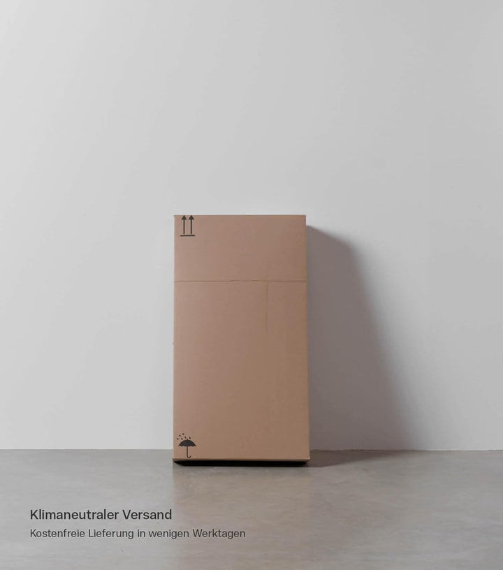 mokebo Mehrzweckschrank Büroschrank 'Der Schlanke' (60x110 cm) aus Holz schmaler Aktenschrank oder H