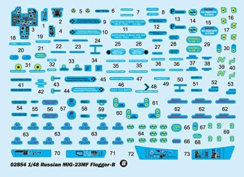 Trumpeter 02854 Modellbausatz Russian MIG-23MF Flogger-B