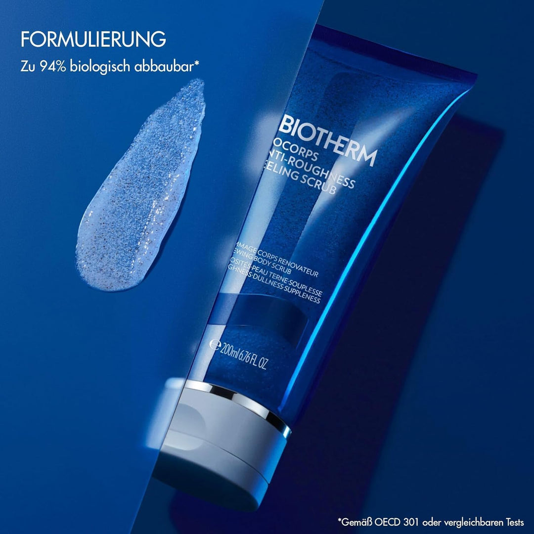 Biotherm Biocorps Body Scrub, Körperpeeling gegen rauhe Haut, erneuernder Body Scrub, für jeden Haut