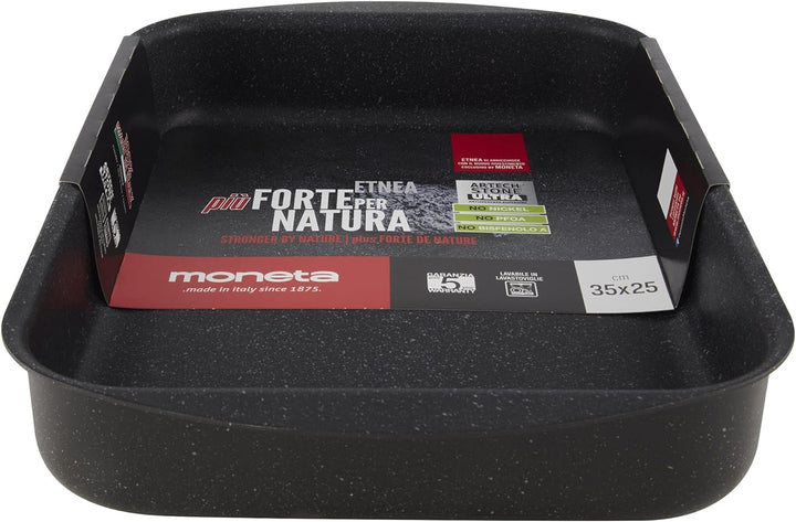 Moneta Etnea Auflaufform 31x23, Aluminum, schwarz, 31 cm, 31 cm