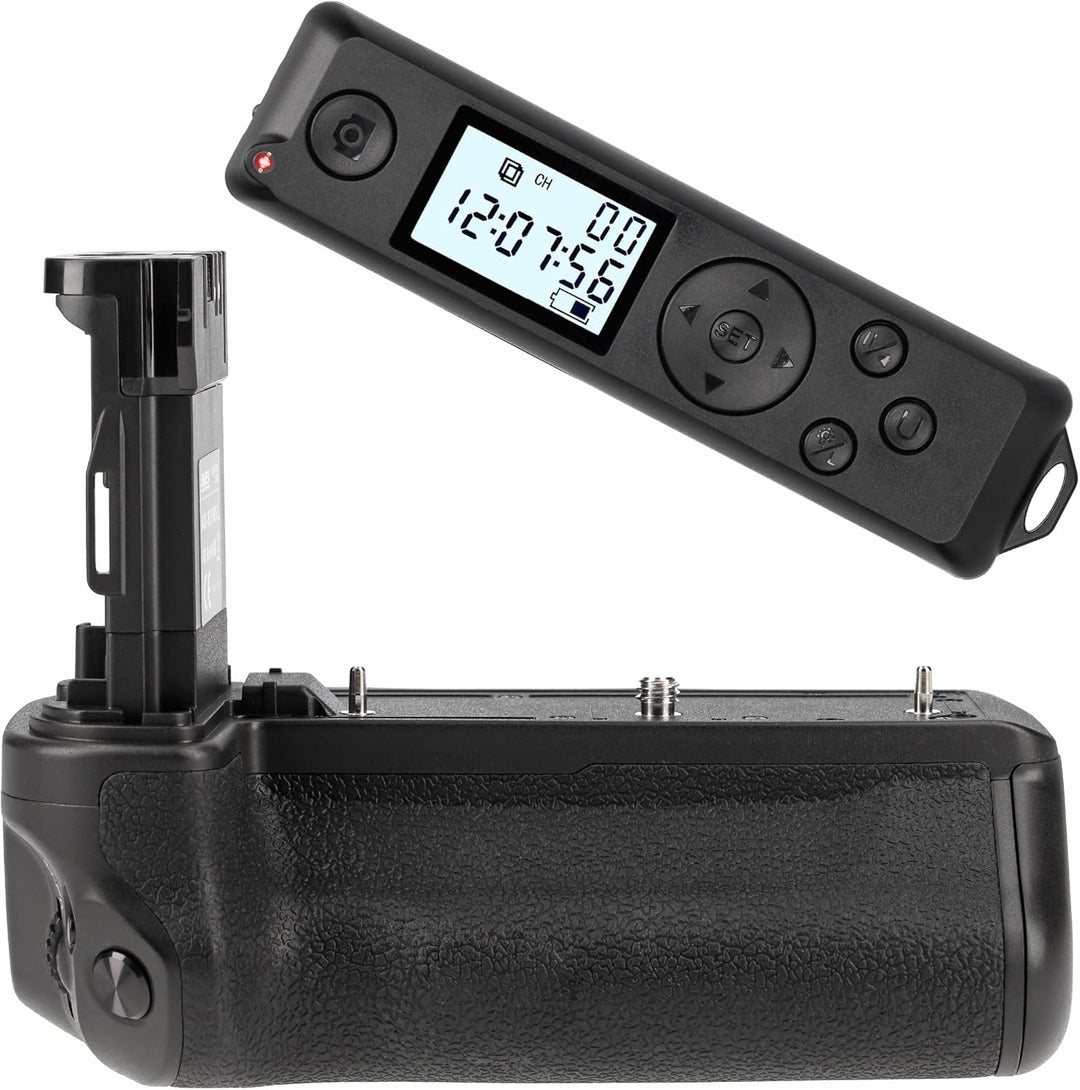 ayex Batteriegriff Kompatibel mit Canon EOS R5 R6 R6 Mark II wie BG-R10 + Timer-Fernauslöser + 2X LP