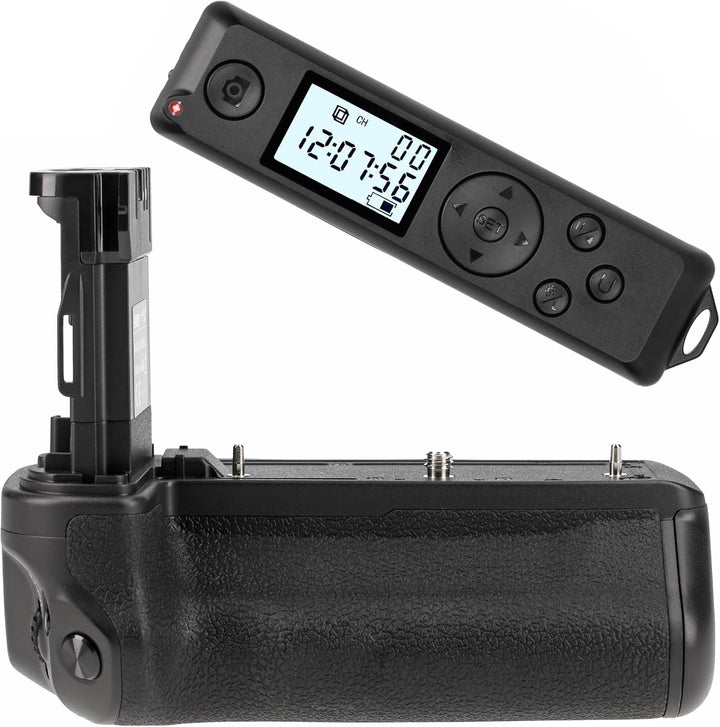 ayex Batteriegriff Kompatibel mit Canon EOS R5 R6 R6 Mark II wie BG-R10 + Timer-Fernauslöser + 2X LP