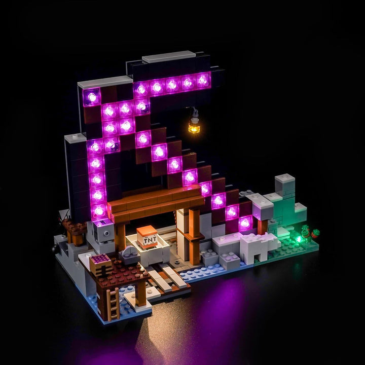 Led Licht Set Kompatibel mit Lego The Pickaxe Mine 21277 (Kein Modell), Dekorationsbeleuchtungsset C