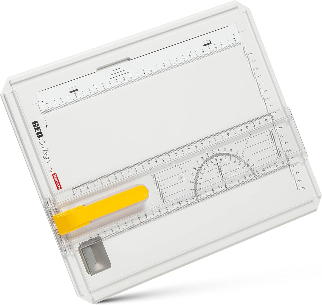 Aristo AR7040 College Board Zeichenplatte (Format A4, schlagfester Kunststoff, mit Zeichenschiene) w