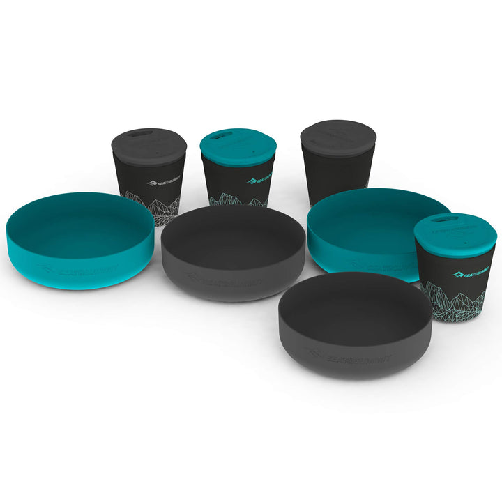 Sea to Summit Delta Light Camp Set 4.4 - Campinggeschirr - 4 Personen Set titan-grau 4.4, titan-grau