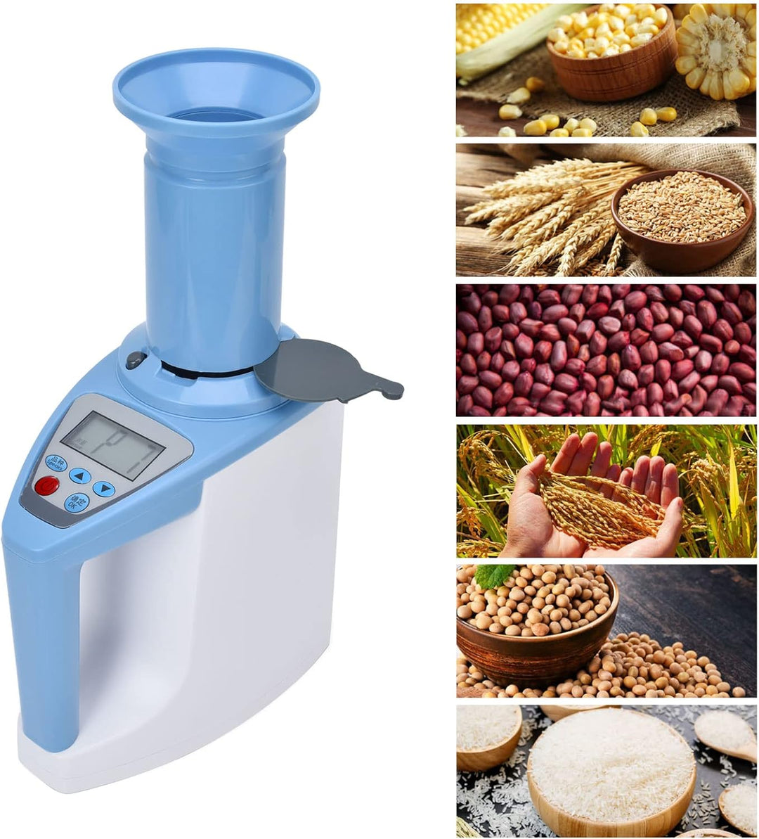 Smart Grain Moisture Meter, Hochgenauer digitaler Grain Moisture Analyzer,Getreidefeuchtemessgerät G