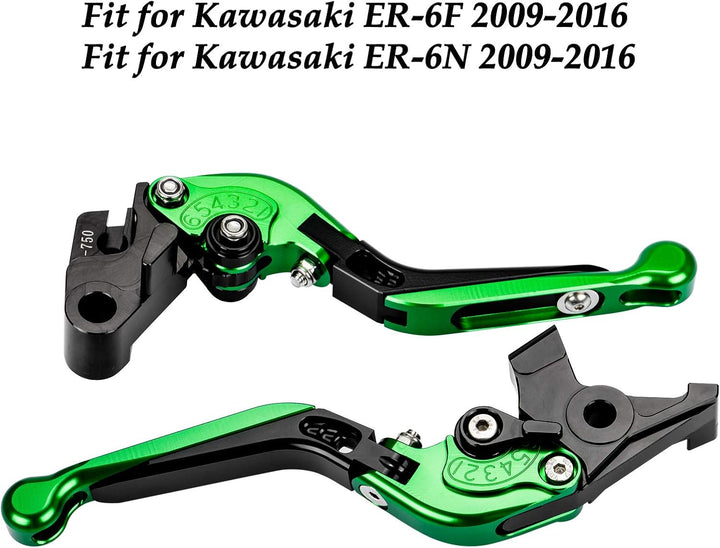 psler Motorrad Bremshebel Kupplungshebel, 1 Paar Hebel Länge 185 mm / 7,28 Zoll Kupplungs und Bremsm