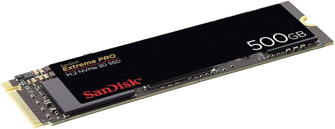 SanDisk Extreme PRO M.2 NVMe 3D SSD 500 GB interne SSD (Lebensdauer von bis zu 300 TBW, 3D-NAND-Tech