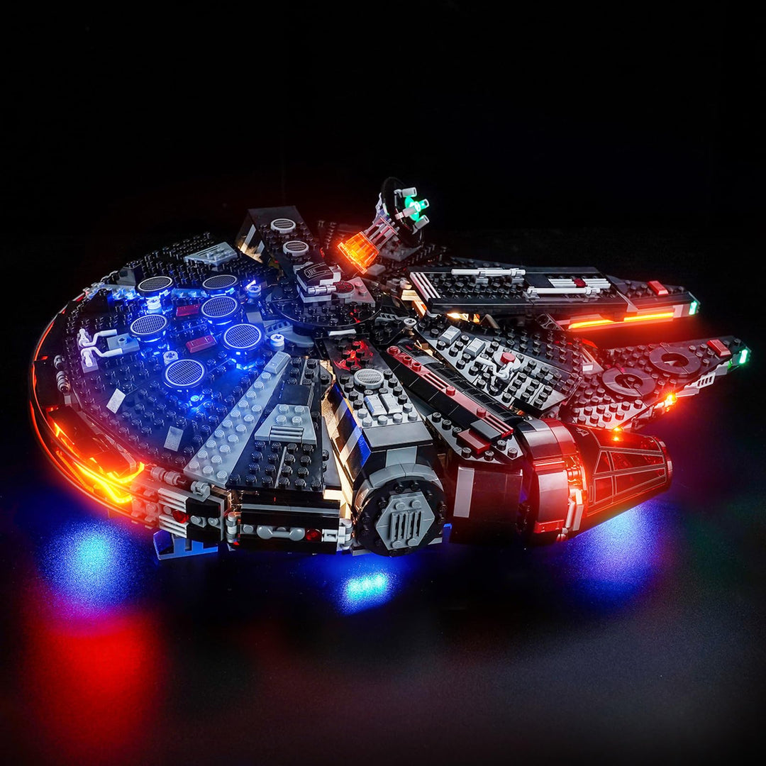 LocoLee Licht Set Compatible with Lego 75389 Dunkler Millennium Falke, Nur Lichter Set - Kein Modell