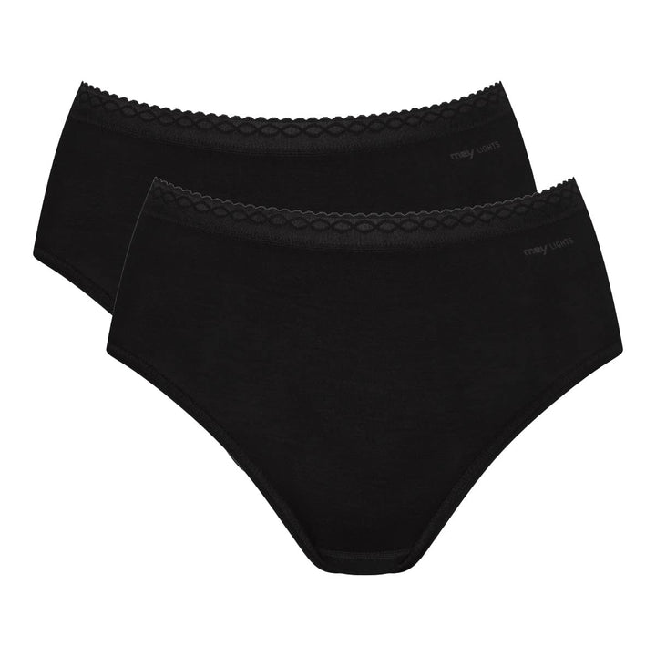 Mey 2er Pack Damen Hüftslips Lights - 89202-P2 - Damen Hipster ohne Seitennähte - Baumwolle + Viskos
