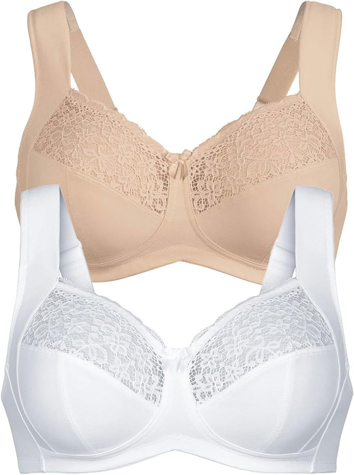Anita 2er Pack Entlastungs BH ohne Bügel Havanna 5813 75A Desert-crystal, 75A Desert-crystal