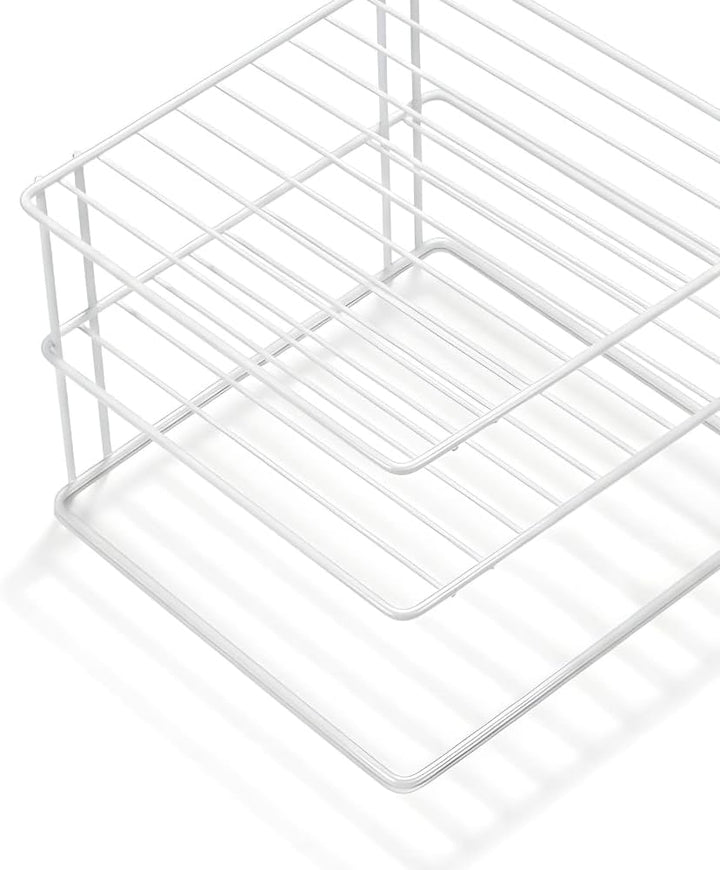 Metaltex 364202095 Silos Eck-Schrankeinsatz, 2-Etagen, 1 - Pack, weiss 1 - Pack A Single, 1 - Pack A