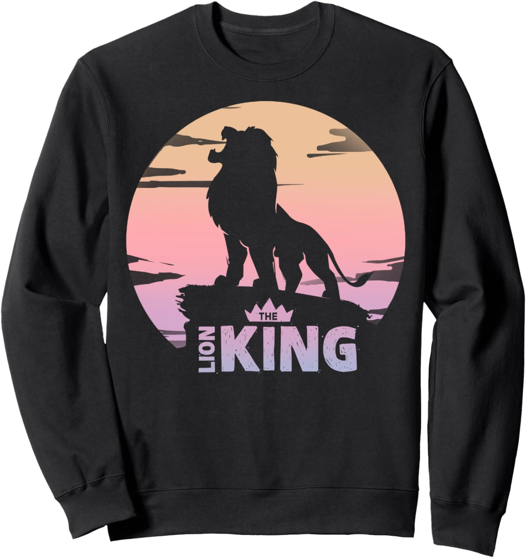 Disney The Lion King Live Action Simba Sunset Silhouette Sweatshirt