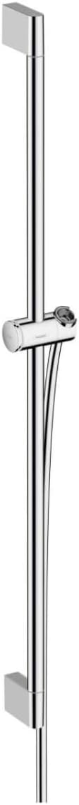 hansgrohe Brausestange Pulsify S 90 cm mit Push Handbrausehalter und Isiflex Brauseschlauch 160 cm,