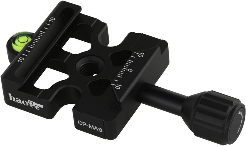 Haoge CP-MAS Schraubknopf-Schnellspanner-Adapter, kompatibel mit Arca Swiss/Manfrotto 200PL-14 RC2 P