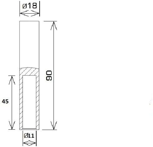 Tiefenerder Erder Erdung Ø18 1,5m 1500mm V4A nach DIN EN 62561 SET Längenauswahl 1,5m 3,0m 4,5m 6,0m