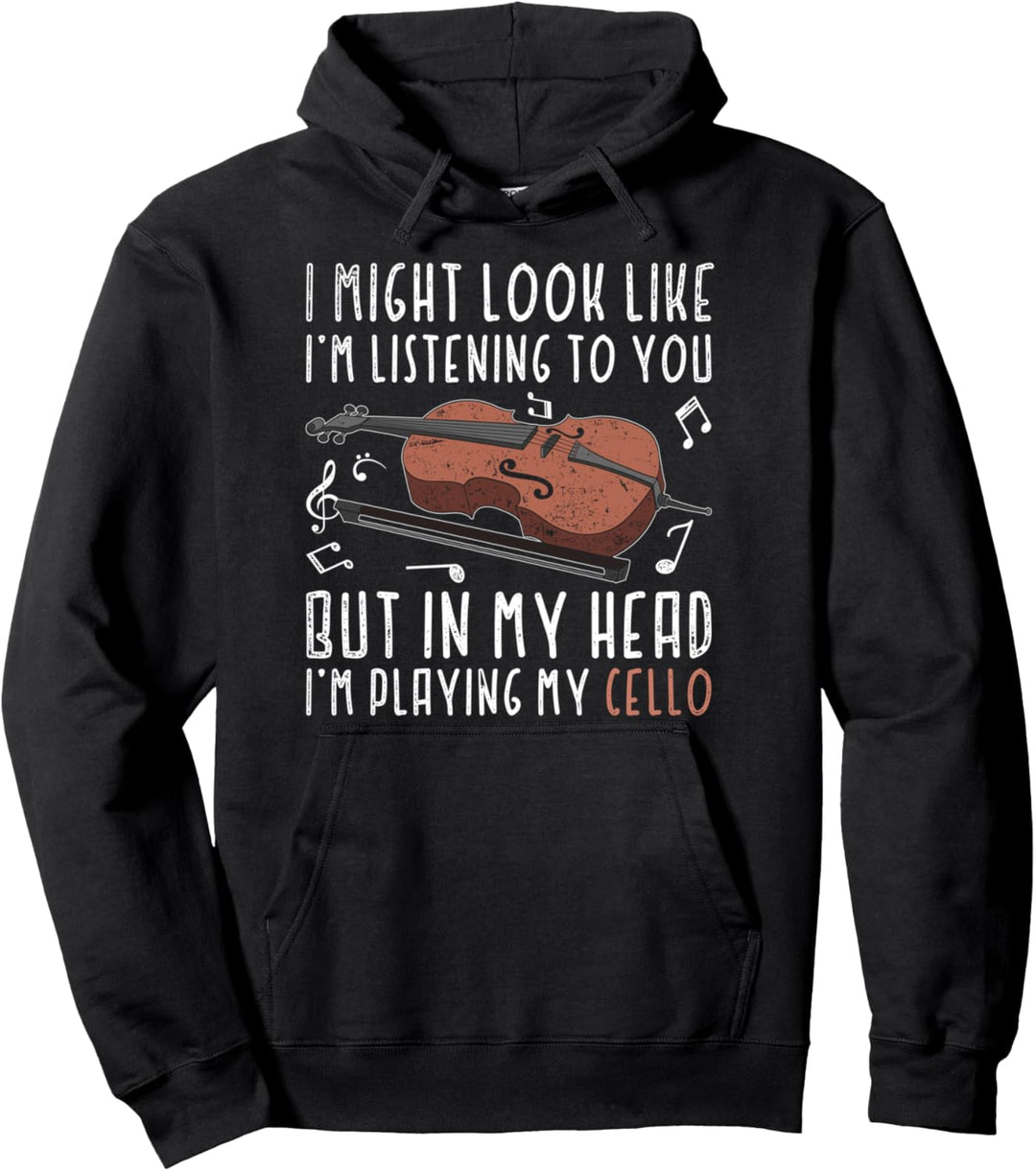 Klassische Musik Orchester Cellist Geschenk Cello Pullover Hoodie
