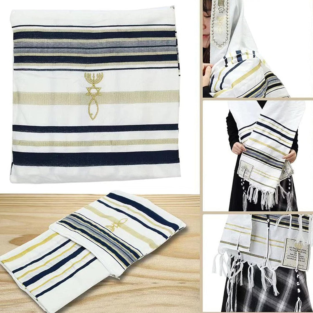 Tallit Gebetsschal Messianischer Christlicher Tallit Messianic Tallits Gebet Schal Gebetsmantel Jeru