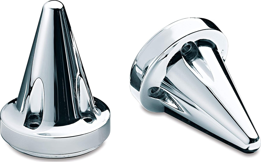 Kuryakyn 1 Paar Motorradlenker Zubehör Stiletto Handgriff Endkappe Chrom 6249 chrome, chrome