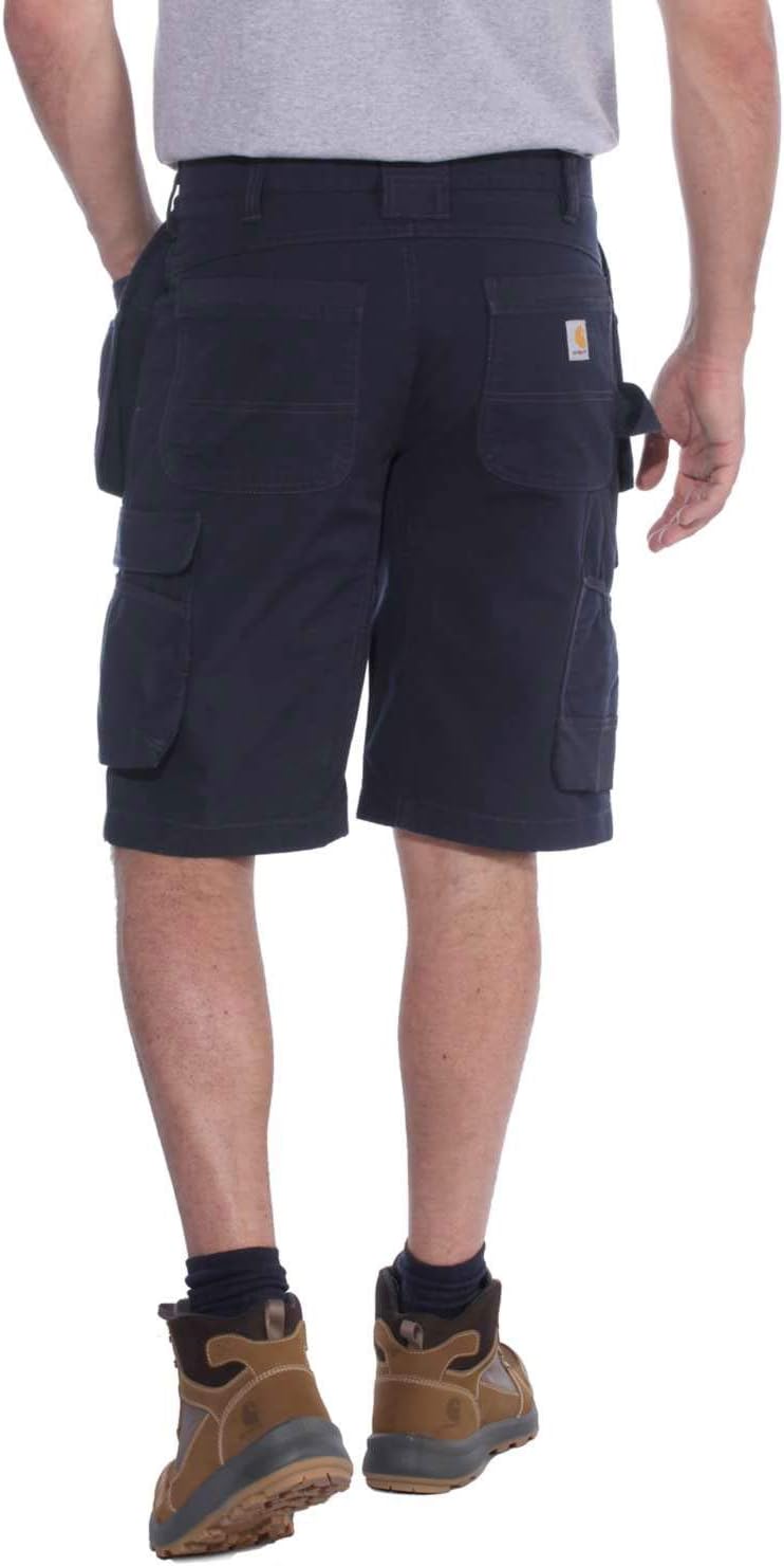 Carhartt Herren Rugged Flex Relaxed Fit Ripstop Cargo-Arbeitsshorts mit Mehreren Taschen Work Utilit