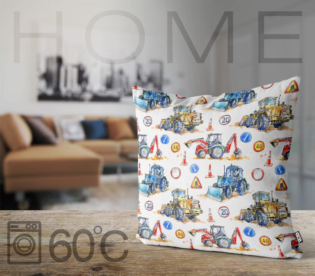 VOID Bagger Baustelle Kissenbezug Kissenhülle Sofakissen Kissen Deko Outdoor-Kissen Dekokissen, Kiss