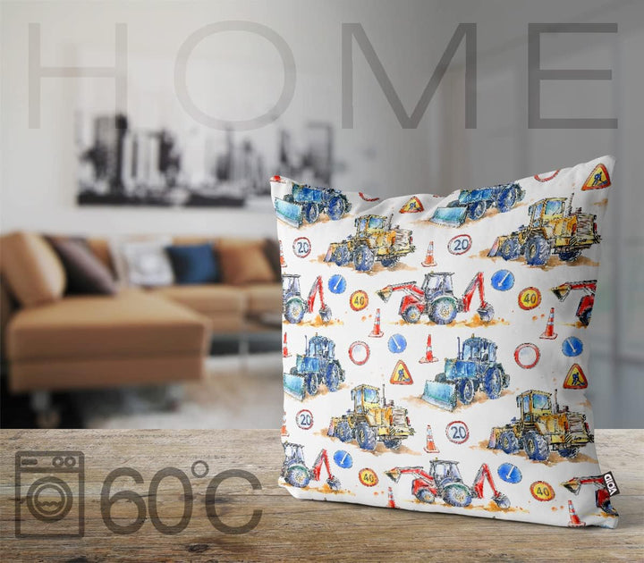 VOID Bagger Baustelle Kissenbezug Kissenhülle Sofakissen Kissen Deko Outdoor-Kissen Dekokissen, Kiss