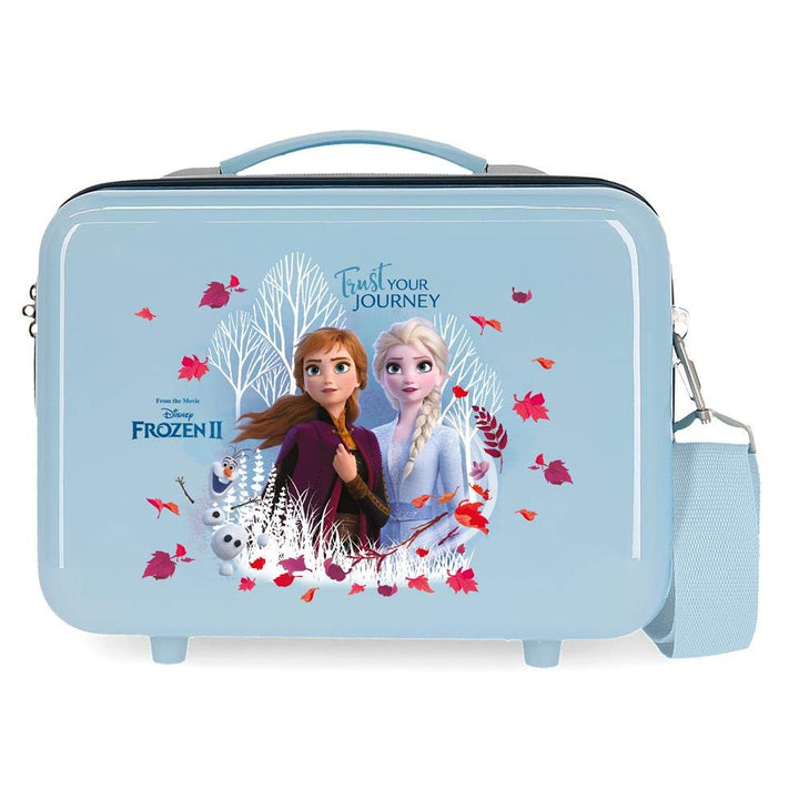 Disney Frozen Die Eiskönigin Trust your journey Anpassungsfähiger Schönheitsfall Blau 29x21x15 cms A