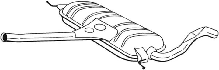 Bosal 283-243 Mittelschalldämpfer