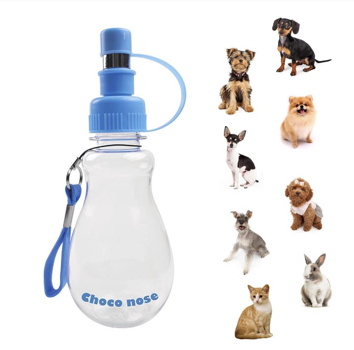 Choco Nose H258 Moderne tragbare Wasserflasche für Haustiere, Kleiner Hund (bis zu 30 kg), Katze, Ka