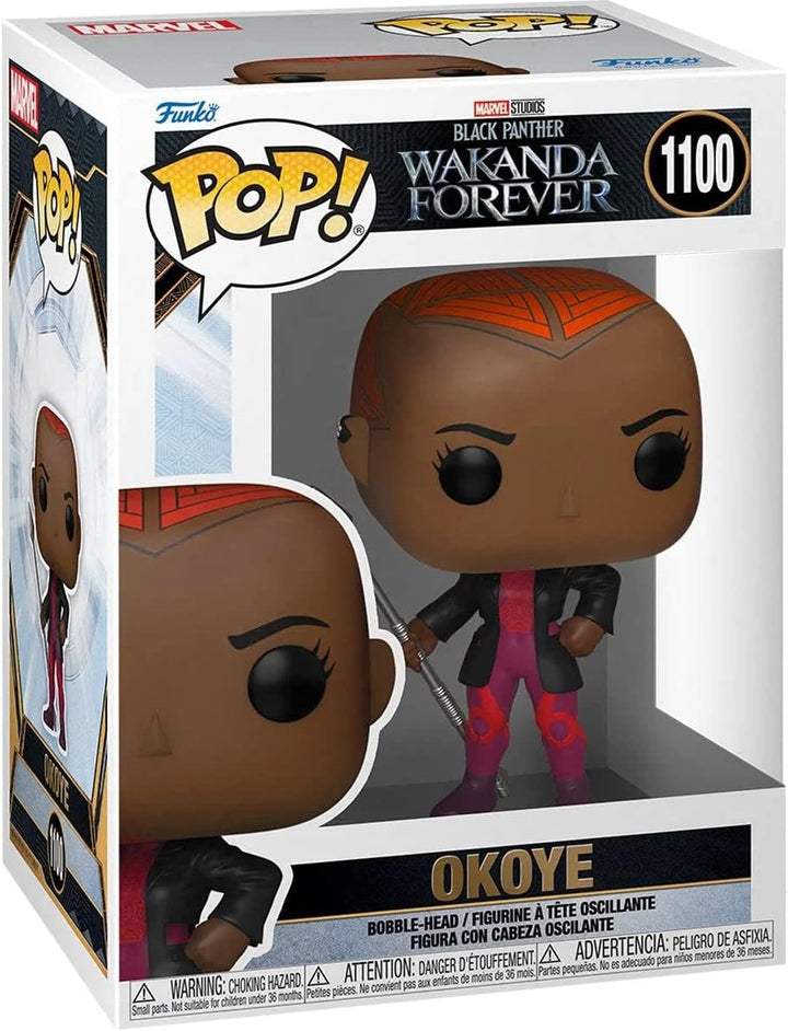 POP Marvel: Black Panther: Wakanda Forever – Okoye Funko Pop! Vinyl-Figur (gebündelt mit kompatibler