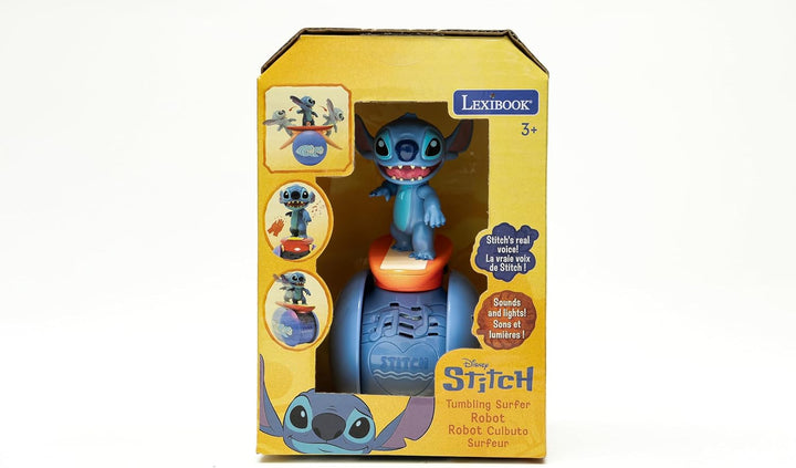 Lexibook, Disney Stitch, Der Interaktive Surfer-Roboter Stitch – Permanente Balance, Licht- und Soun