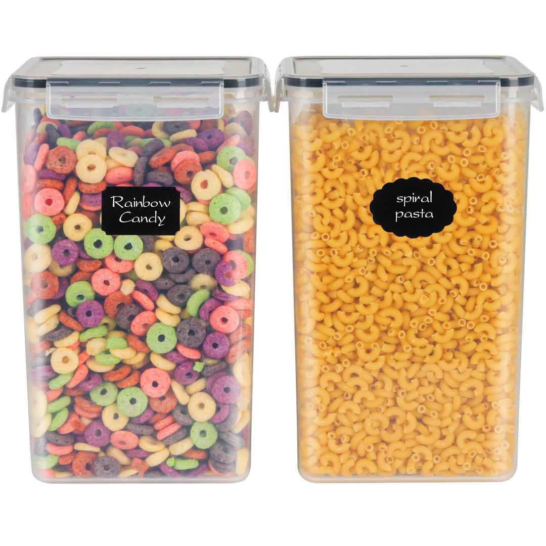 6,5L Vorratsdosen Mit Deckel Luftdicht, 2er Extra Gross Vorratsdosen Set, BPA Frei, Müsli Schüttdose
