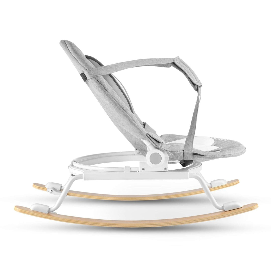 Lionelo Babywippe ROSA, Wippe für Neugeborene, Babyschaukel, Schaukel für Kleinkinder, 90° drehbar,